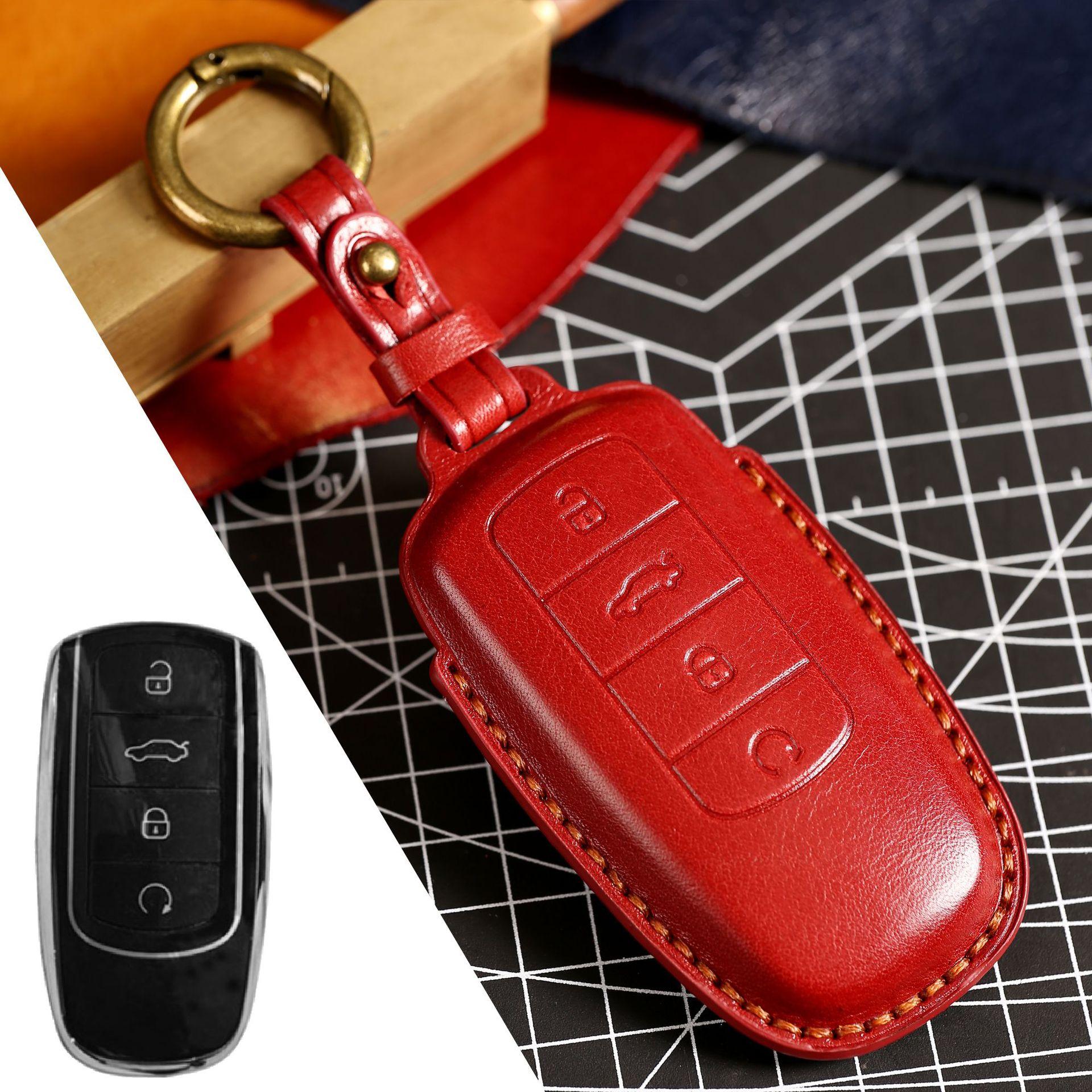 

Подходит для 2021 Chery Tiggo 8PLUS комплект ключей 5X Arrizo 7Pro сумка txl Xingtu XPLU кожа красный