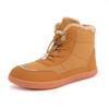 Winter Unisex Kids' Korean-Style Snow Boots: Versatile, Thickened, Velvet-Lined, Warm, Waterproof, and Wear-Resistant.