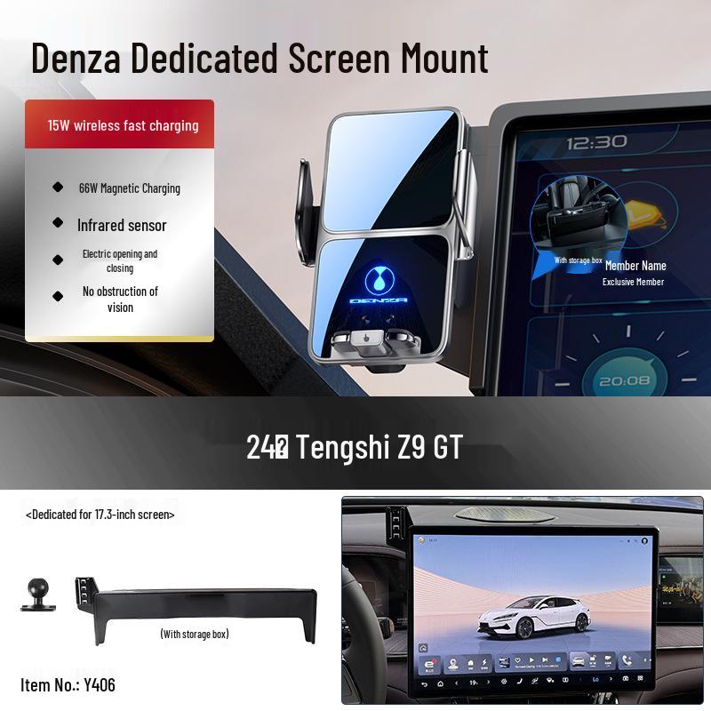 

Denza D9/N7 X Phone Car Mount with Special Screen Model Navigation - Phone Holder Car Accessories