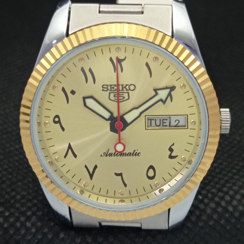 REFURBISHED VINTAGE SEIKO 5 AUTOMATIC JAPAN MENS GOLDEN MOVEMENT WATCH A305222-9 Seiko-a305222-1