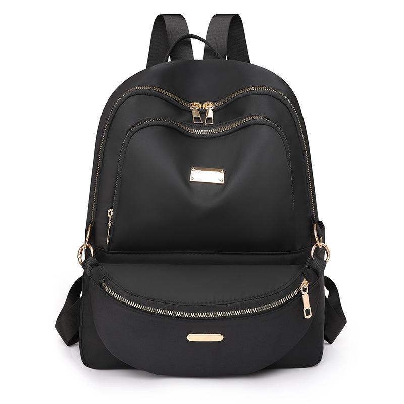 New Casual Women's Bag Women's Backpack Fashion Two-piece Set Oxford Cloth Lightweight Travel Bag