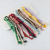 New Design Multi-Color Trendy Contrasting Nylon Hand Rope Versatile Accessory Keychain Wholesale