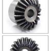 2.5-4M Umbrella Gear 45 Steel Umbrella Gear Industrial Bevel Gear High-frequency Quenching 90 Degree Bevel Gear 15-30 Teeth