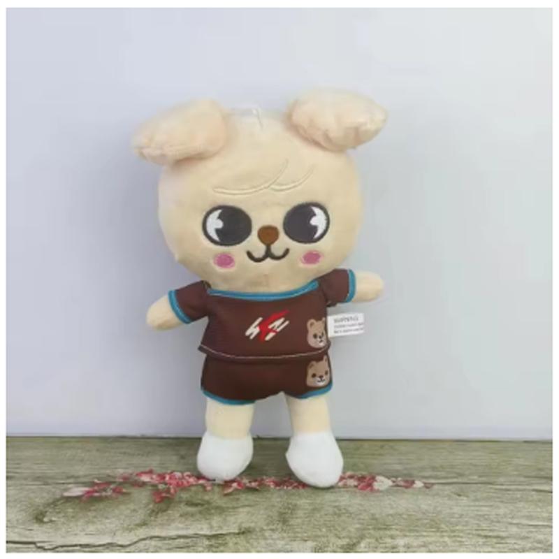 Plush Toys Stray Kids Cartoon Stuffed Animal Plushies Doll Kawaii Companion for Adult Fans Leeknow Hyunjin Gift
