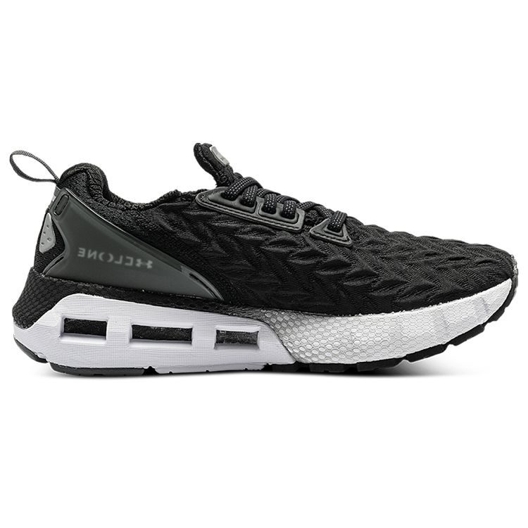 Under Armour HOVR Mega 2 Synthetic Leather Fabric HOVR Mega 2 Clone CN Trendy Low-Top Lifestyle Shoes Women Sneaker Black 3025487-001