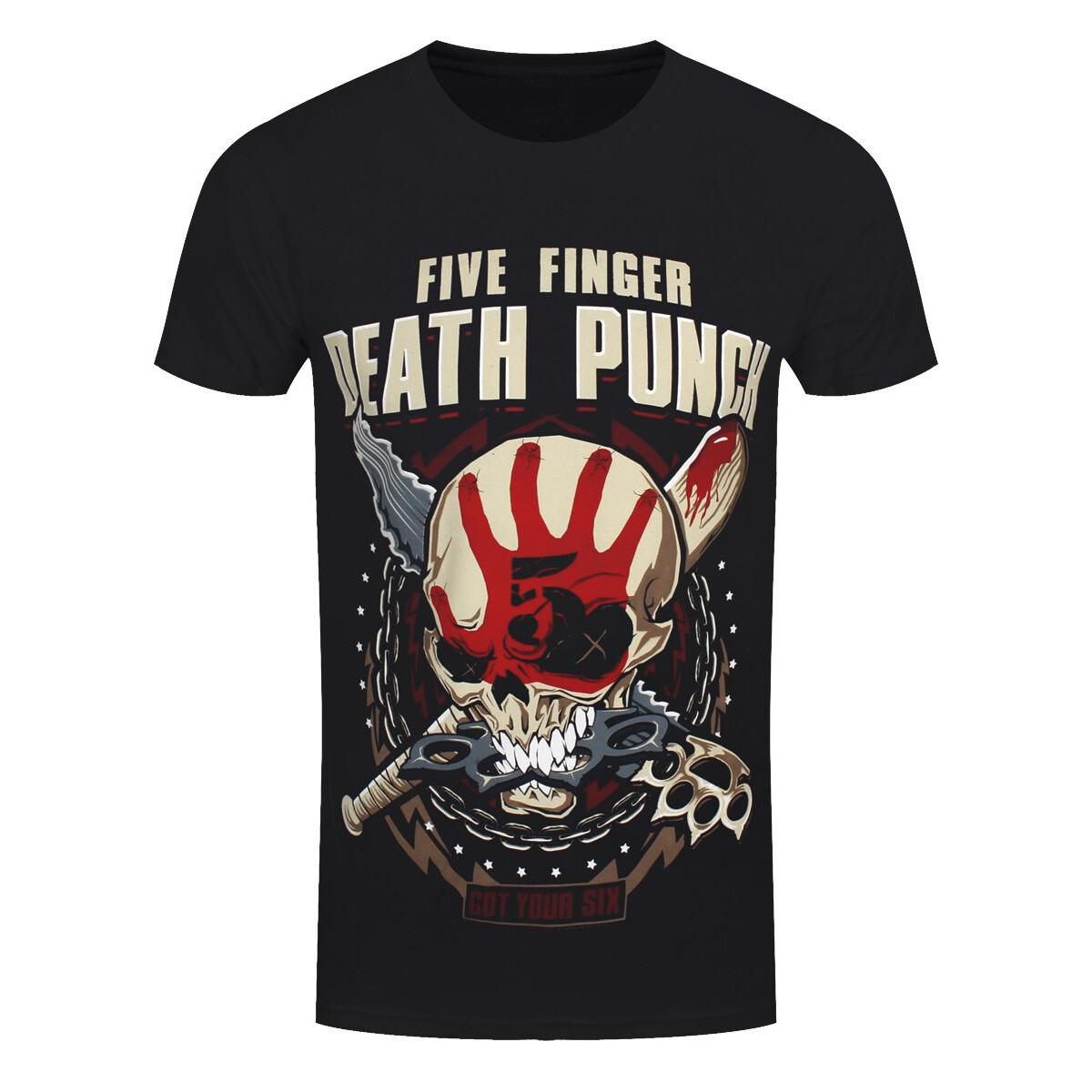Футболка Five Finger Death Punch FFDP Зомби Убийца Группа Официальная Новая Черная 3XL