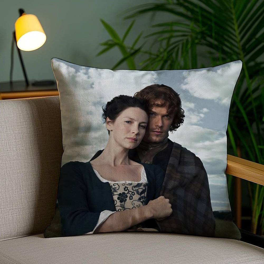 Pillow Case Plush Fabric Soft Double Sided Print TV Series O-Outlander Sofa Cushion Cover Throw Pillow Covers