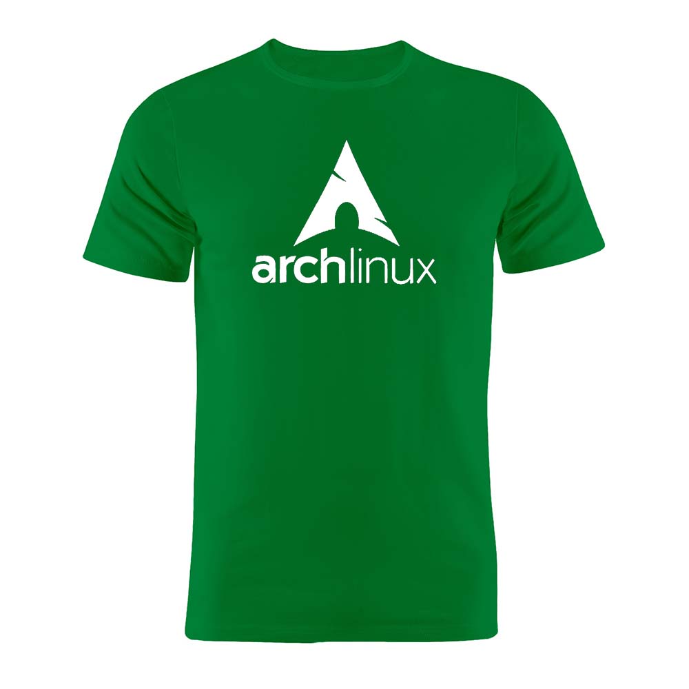 T-shirt Unisex 100% Cotone Programmatore Sviluppatore Coder Linux Arch Linux Stampa Artistica