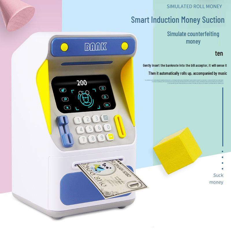 Face Recognition ATM Money Box: Automatic Password Roller Safe Educational Toy