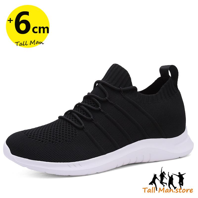 Sneakers Men Elevator Shoes Heightening Shoes Height Increase Shoes Insoles 6Cm Man Daily Life Height Increasing Shoes