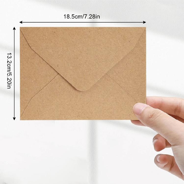 60 Pcs V Flap Envelopes Retro Blank Envelopes Business Envelopes Invitation Envelopes Paper Envelopes