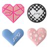 4Pcs Fridge Magnets Three-dimensional Heart-shaped Creative Styling Strong Adsorption Multiple Use Home Decor Lovely Color Heart Creative Magnetic