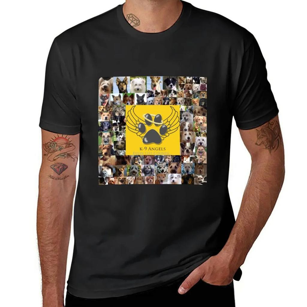 K-9 ANGELS RESCUE COLLECTION T-Shirt plus size tops Aesthetic clothing summer top hippie clothes t shirts