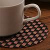 1PC PVC tkane podstawki do kubków restauracyjnych podkładka izolacyjna izolacja cieplna wody antypoślizgowa mata stołowa
