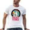 Camiseta Masculina De Algodo De Luxo Com Estampa De Alta Qualidade No Cincia Espacial