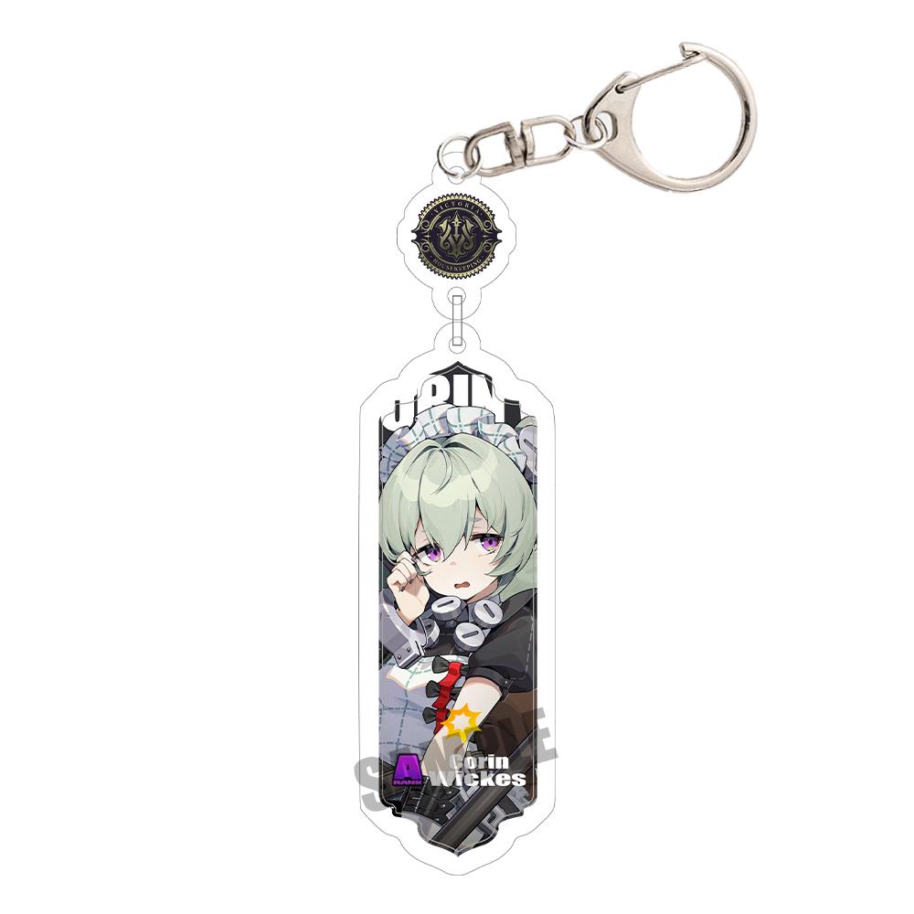Game Zenless Zone Zero Acrylic Keychain Aria Cissia Nangong Yu Backpack Keyring Pendant Belle Nicole Demara Decorative Ornament