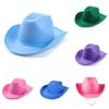 Color Felt Solid Cowboy Hat Sewing Craft Party Costumes Holiday Supplies Gifts