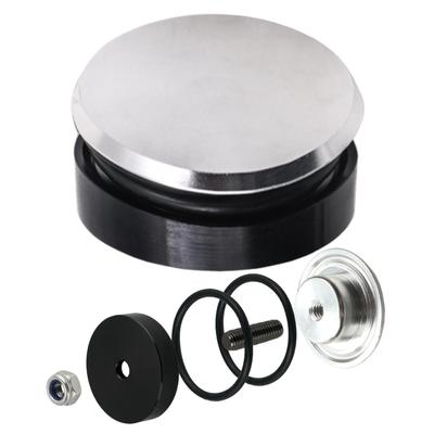 Rear Wiper Cap, Rear Wiperless Kit, Rear Wiper, Less Filling Hole, Universal Item, Replacement (Silver)