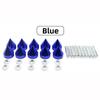 10pcs/Set Cuspate Style Frame Screws Aluminium Iron Pointed License Plate Holder Screw