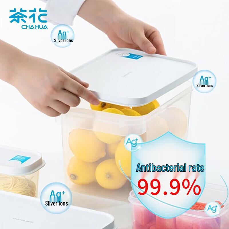 Camellia Ag+ Antibacterial Glass Food Storage Box