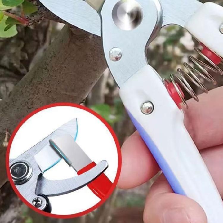 5 Piece Handheld Garden Tool Sharpener for Sharpening Pruning Shears, Scissors, Quickly Restores Blade Sharpnesses, Pocket Blade Sharpening Tool
