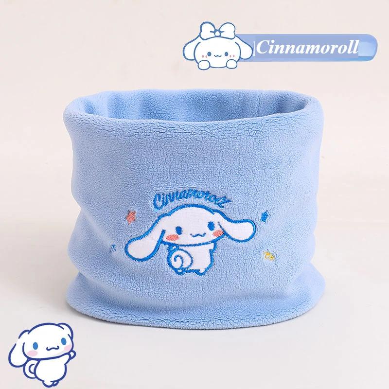 Autumn and Winter Solid Color Children's Pullover Scarf To Keep Warm and Windproof Cartoon