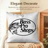 Fashion B-Bass Pro Shop Cushion Cover Natural Linen Organic Fabric Double-Sided Printing Sofa Home Decor Gift Pillow Case