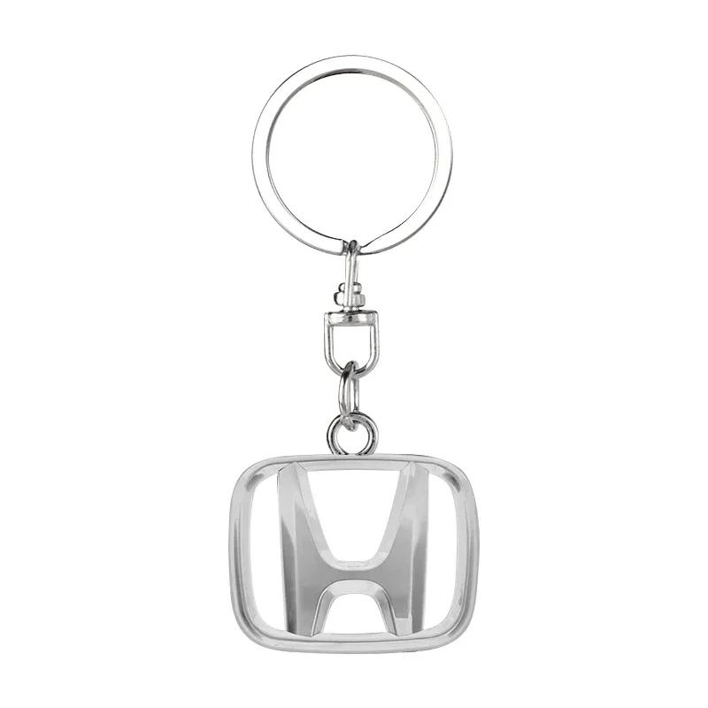2025 Hot Car Key Chains Keyring Pendant Metal Keychain Holder Auto Accessories  For Honda Civic Accord CRV HRV Fit Jazz City Ody