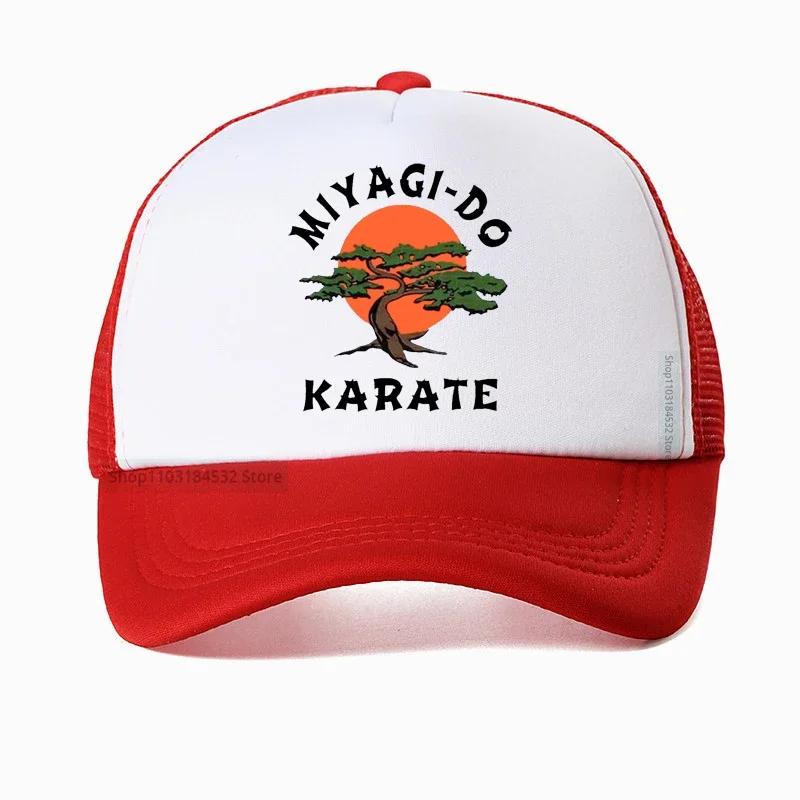 Miyagi Do Jo Trucker Caps Inspired By Karate Kid Funny Baseball Cap Martial Art Retro Cool Unisex hat Mesh Visor Outdoor Sun Hats
