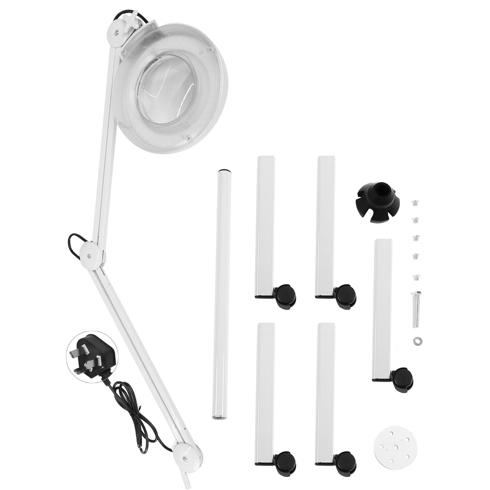 

Светодиодный торшер 8-кратное увеличительное стекло с регулируемой яркостью для татуировки ногтей AU Plug 220