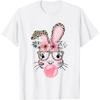 Rabbit Bunny Blowing Bubble Gum Easter Day Cute T-Shirt