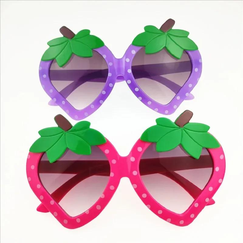 Children'S Strawberry Funny Glasses Party Photo Decorations Birthday Wedding Supplies Adult Kids Glasses Accessories Props