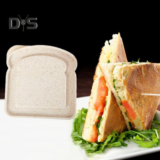 Plastic Toast Box Convenient To Carry Useful Office Worker Lunch Toast Sandwich Carrying Case