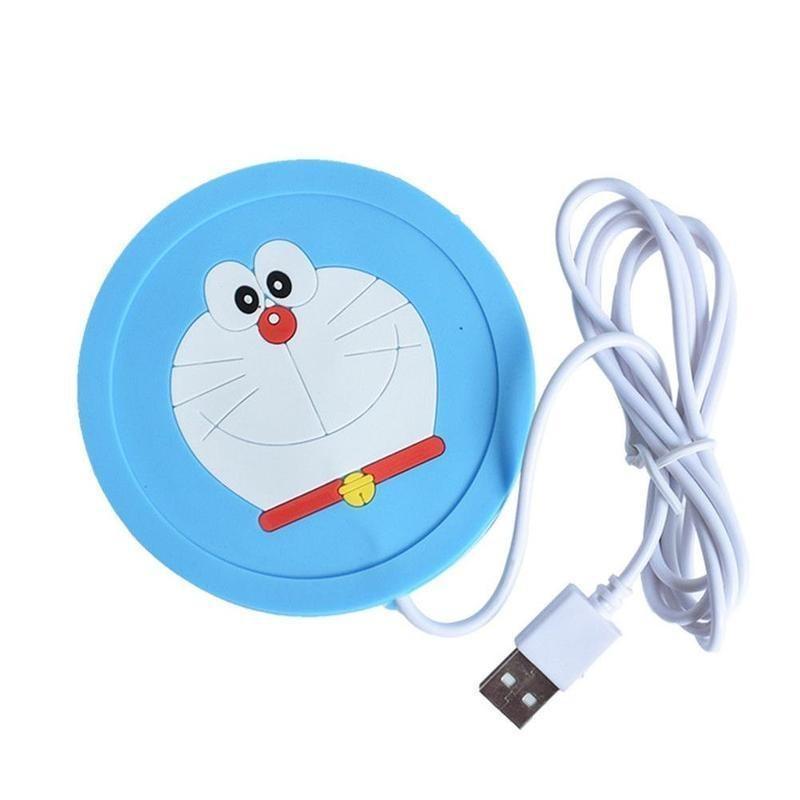 

USB силиконовый подогреватель тепла нагреватель молоко чай кофе кружка горячие напитки чашка для напитков 5 В doraemon