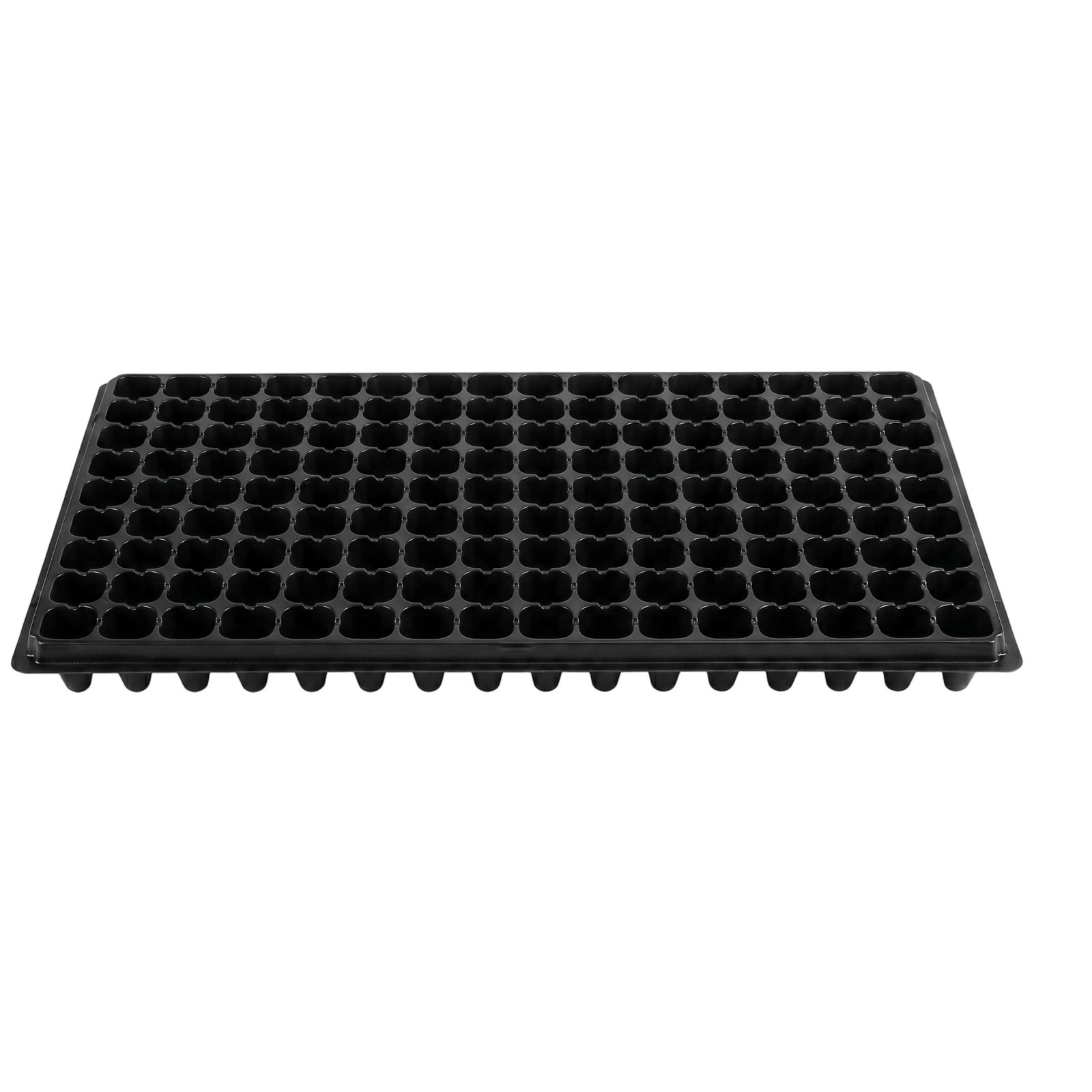 Plastic Seedling Tray with 200 Cells for Gardening Nursery Grid Planting Tray Propagation Tray for Seed Starting and Plant Growth One Size чёрный