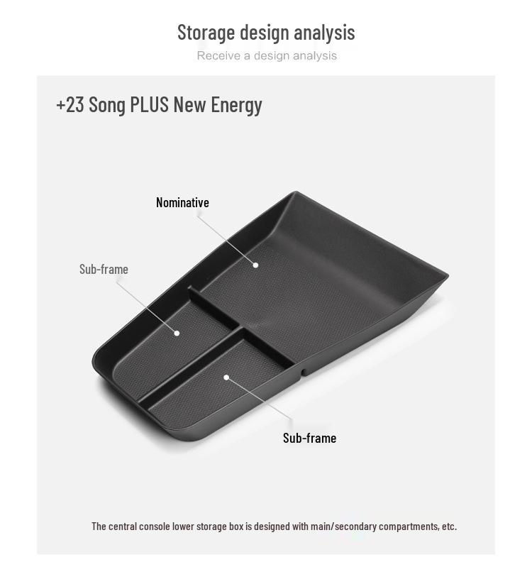 Center Console Box for 23-25 Song PLUS - Car Storage & Interior Accessories