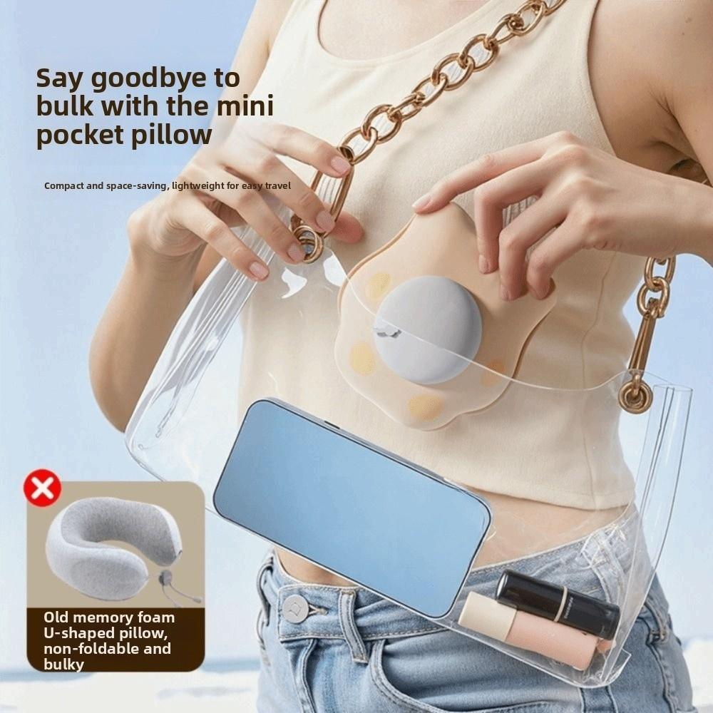 Adjustable Firmness Inflatable Neck Pillow Portable U Shaped Neck Pad Travel Neck Pillow  Airplane