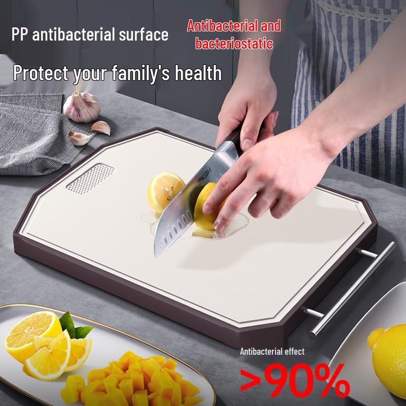 Dwustronna antybakteryjna deska do krojenia z hebanu Kangbachen