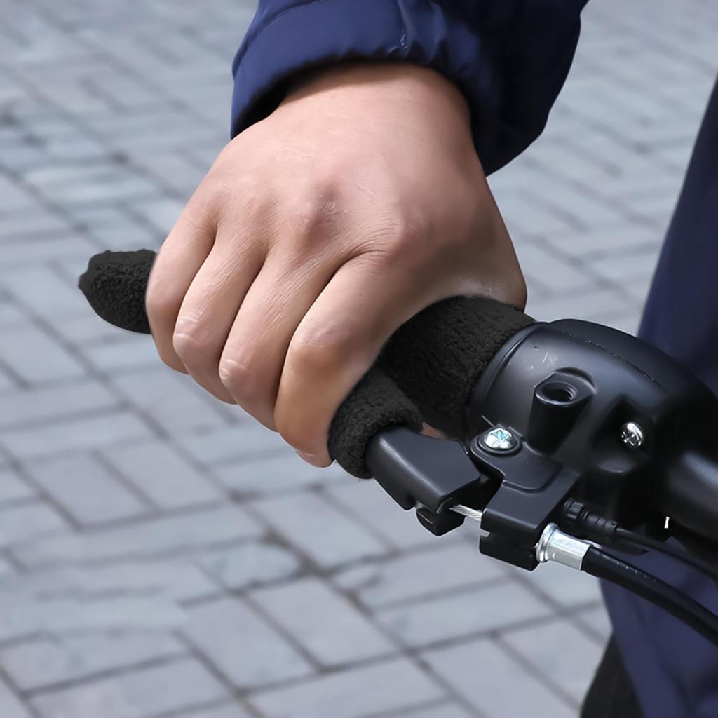 Motorcycle Handle Cover Set Warm Soft Stretchable Handlebar Brake Lever Cover For Cycling For Adventure Commuting Cruising Short