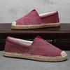 2026 Fashion Men's Fisherman Espadrilles Casual Slip-on Flats Comfortable Breathable Shoes with Durable Sole for Daily Walking
