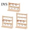 Home Jewelry Organization Wooden Organizer, Durable Display Stand, Multiple Layers Space for Trade Shows Saving Storage Rack, Necklaces Bracelets And