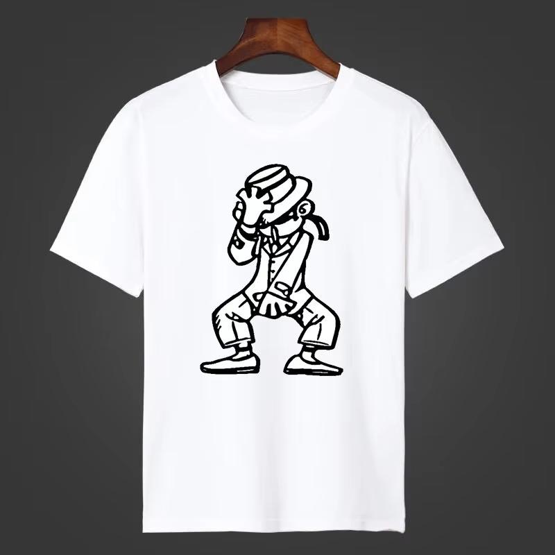 Michael Jackson Short Sleeved Unisex Women Tshirt MJ Fan Casual Wear Couple Outfit Adults Cotton T Shirt