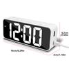 LED multifunctional alarm clock student creative bedside electronic clock luminous digital clock
