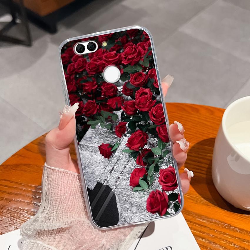 For Huawei Nova 2 2S 3 3e 4 4e 5 5i 7i 6 7 SE Luxury Clear Phone Case Beautiful Butterfly Wing Pattern Soft Silicone Anti Fall Shell For Huawei Casing