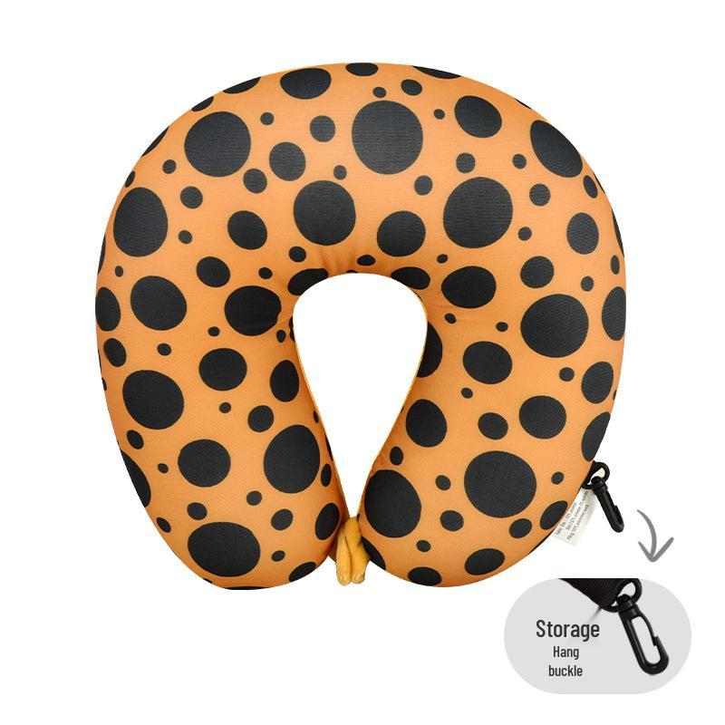 U-Shaped Foam Neck Pillow for Travel, Office Naps, and Car Support