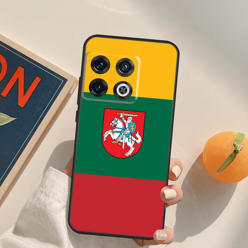 Fashion Lithuania Flag Case For OnePlus 13T 10T 10R 12R 13R 15 13 12 11 10 9 Pro Nord CE 5 2 3 4 Lite N20 N30 Cover