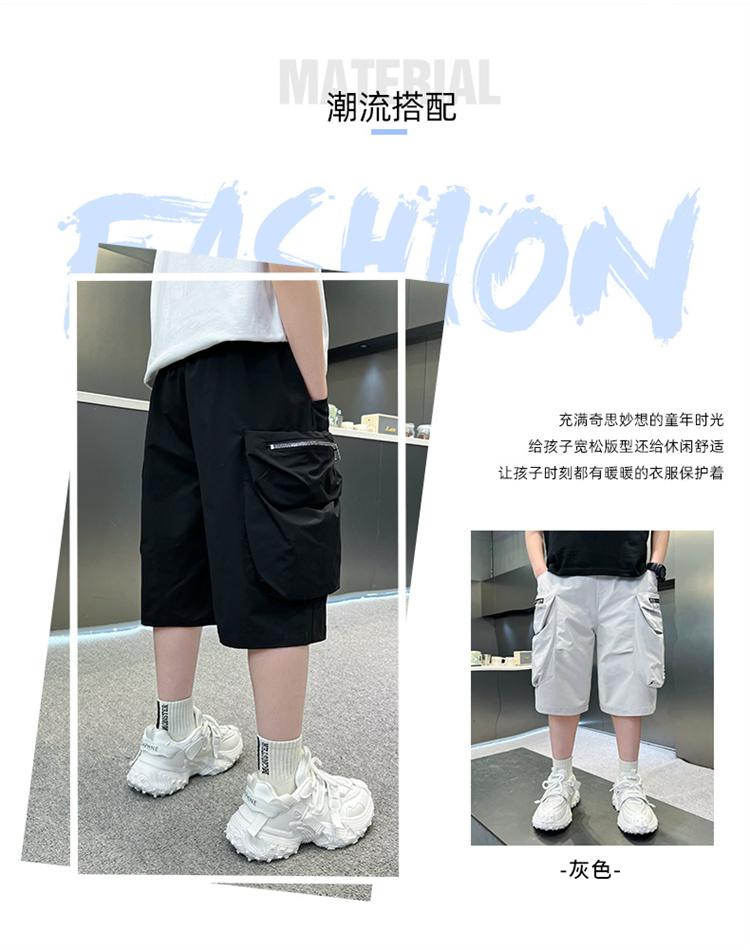 Children's Clothing Boys' Summer Shorts Pants 2026 New Thin Summer Clothing Mid Size Children's Mid Size Work Pants Trend