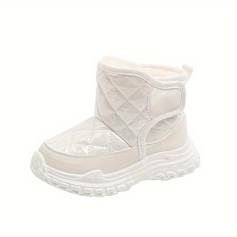 Baby Boys Anti Slip Snow Boots Soft Warm Fleece Outdoor Walking Winter