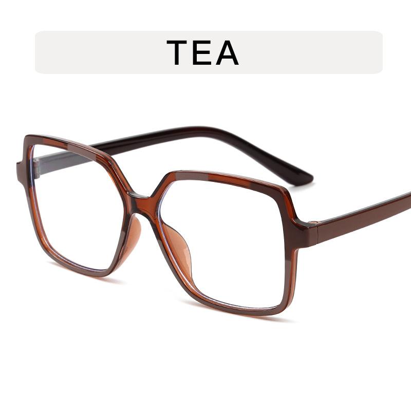 2026 new anti blue light glasses for women ins summer fashion dopamine colored large frame reading glasses