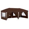 Pop Up Party Tent 575 X 288 X 245 Cm Brown
